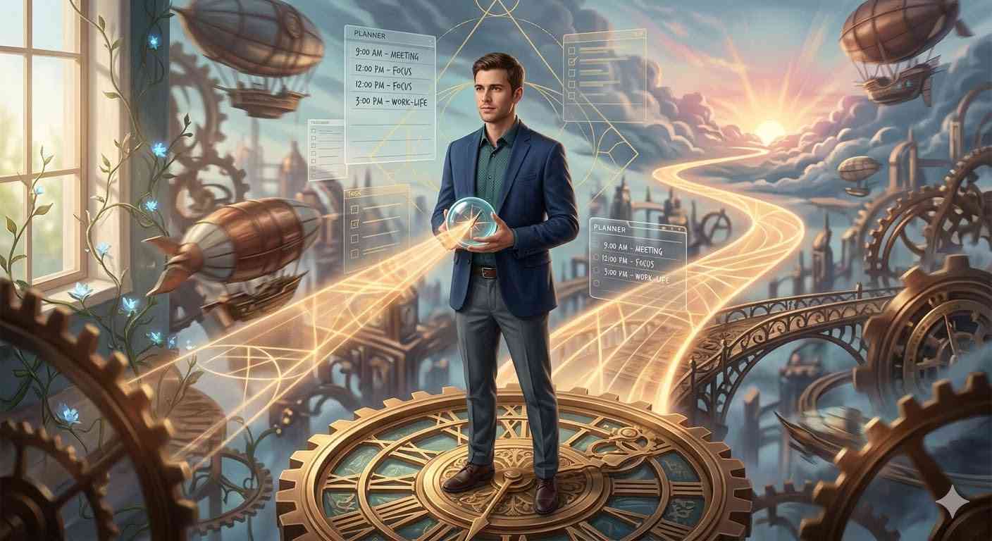 Cover for The Art of Efficient Living: Mastering Your Time for Peak Performance